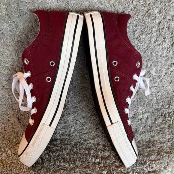 Converse All Star | Canvas Low Top Sneakers Burgundy | Low Top | 10W 8M - Picture 4 of 12